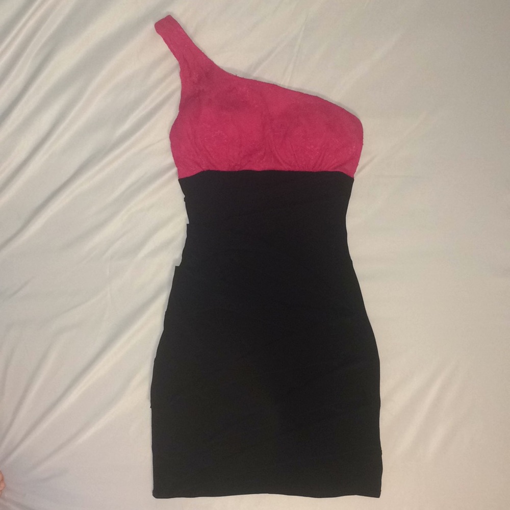 B Darlin One-Shoulder Dress